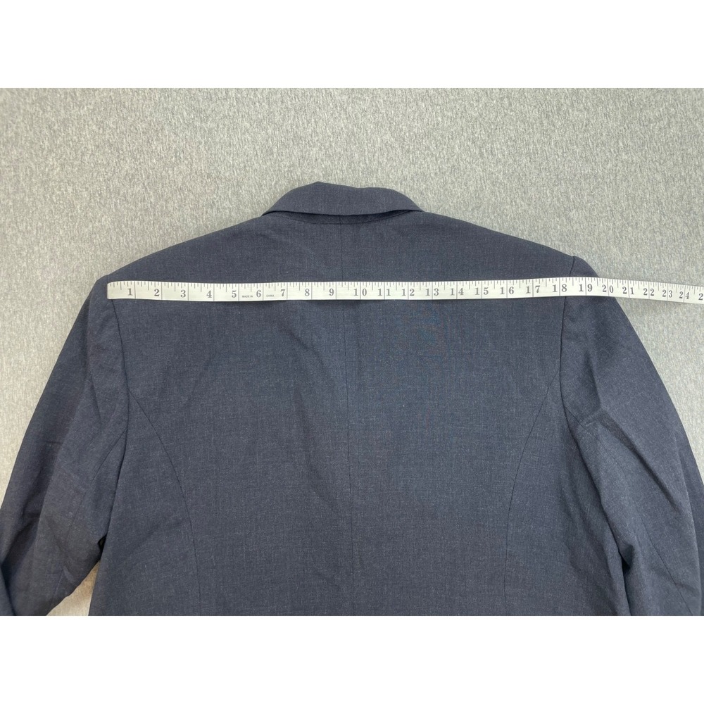 Talbots‎ Blazer Womens 18 Blend Navy Blue Wool Stretch 2-Button Single Breast - Picture 8 of 8